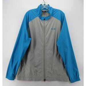 Oakley Jacket XL Windbreaker Coat Hiking Full Zip Lightweight Raglan *